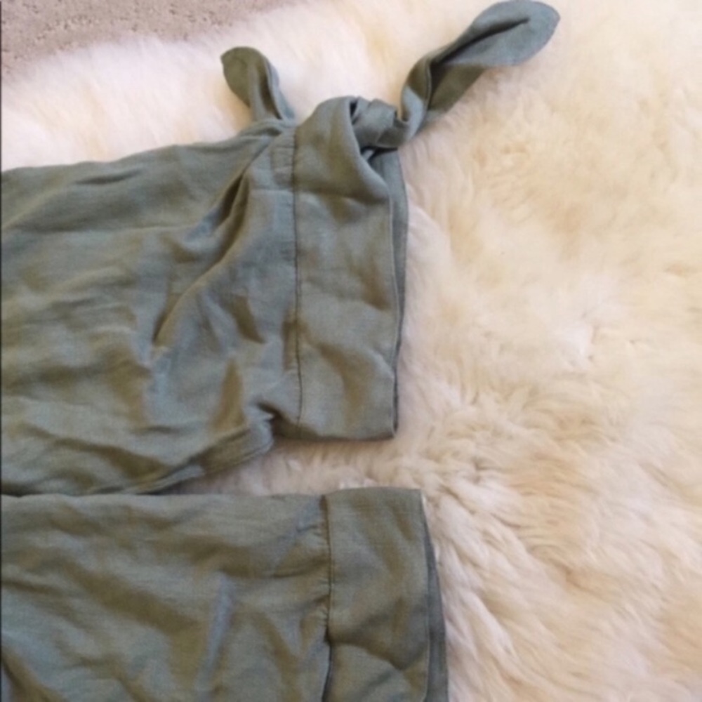 Free People Sage Green Cold Shoulder Jumpsuit - Picture 7 of 7